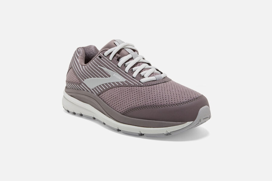 Brooks Addiction Walker Suede Löparskor Dam - Mörkgrå - 9741-QFNCY